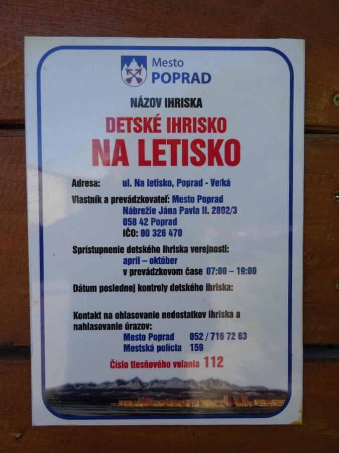 Rekreacny Dom Tyrkys Villa Попрад Екстериор снимка